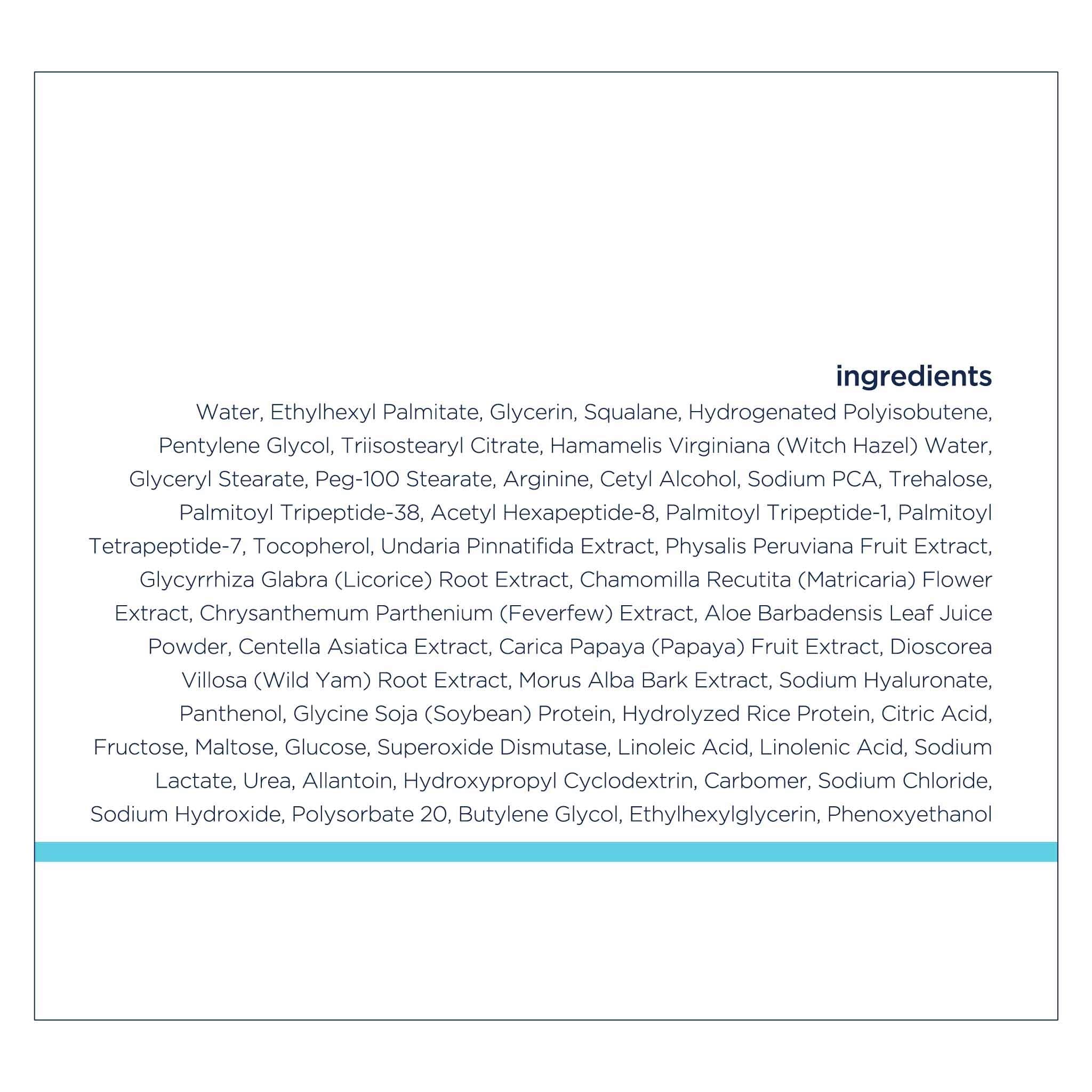 M-61 SuperSoothe E Cream - Soothing and hydrating oil-free vegan cream with peptides, vitamin E & alo